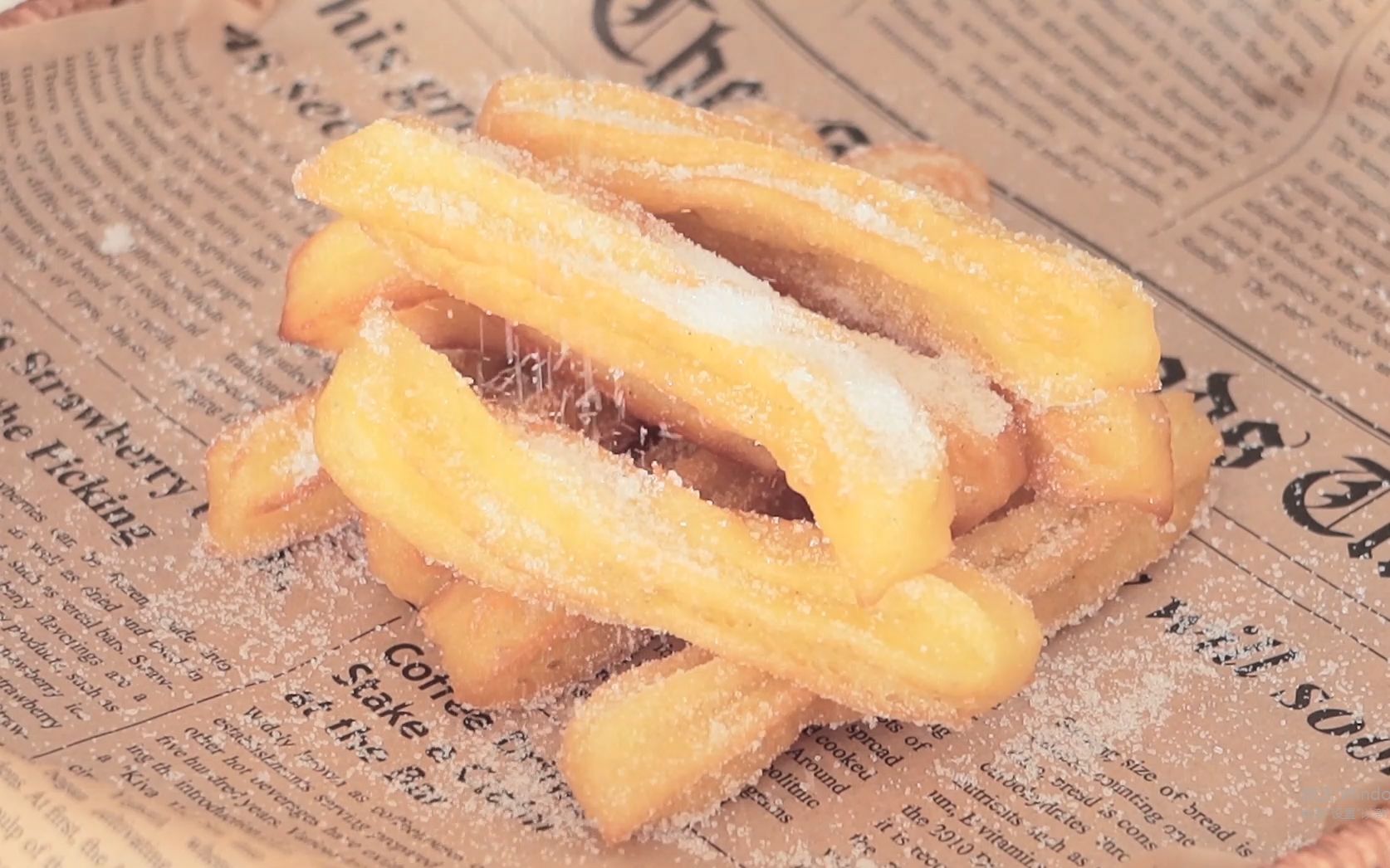 吉事果开工就吃吉事果大吉大利免烤箱的西班牙小油条