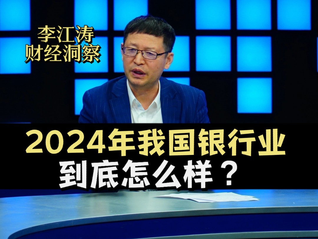 2024年我国银行业到底怎么样?哔哩哔哩bilibili