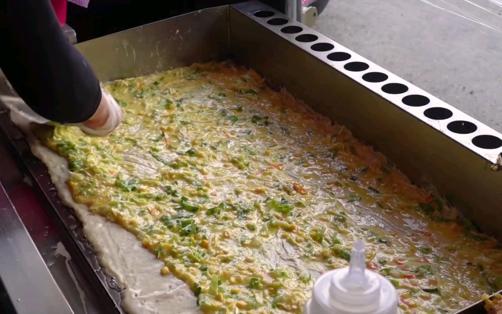 【台湾美食】古早味葱花卷饼!地道正宗台湾早餐!