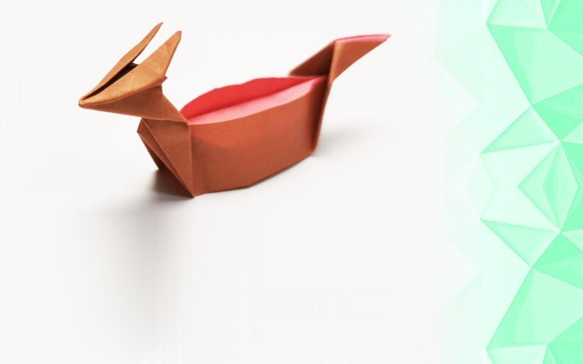 今天我们来制作一艘折纸龙舟!