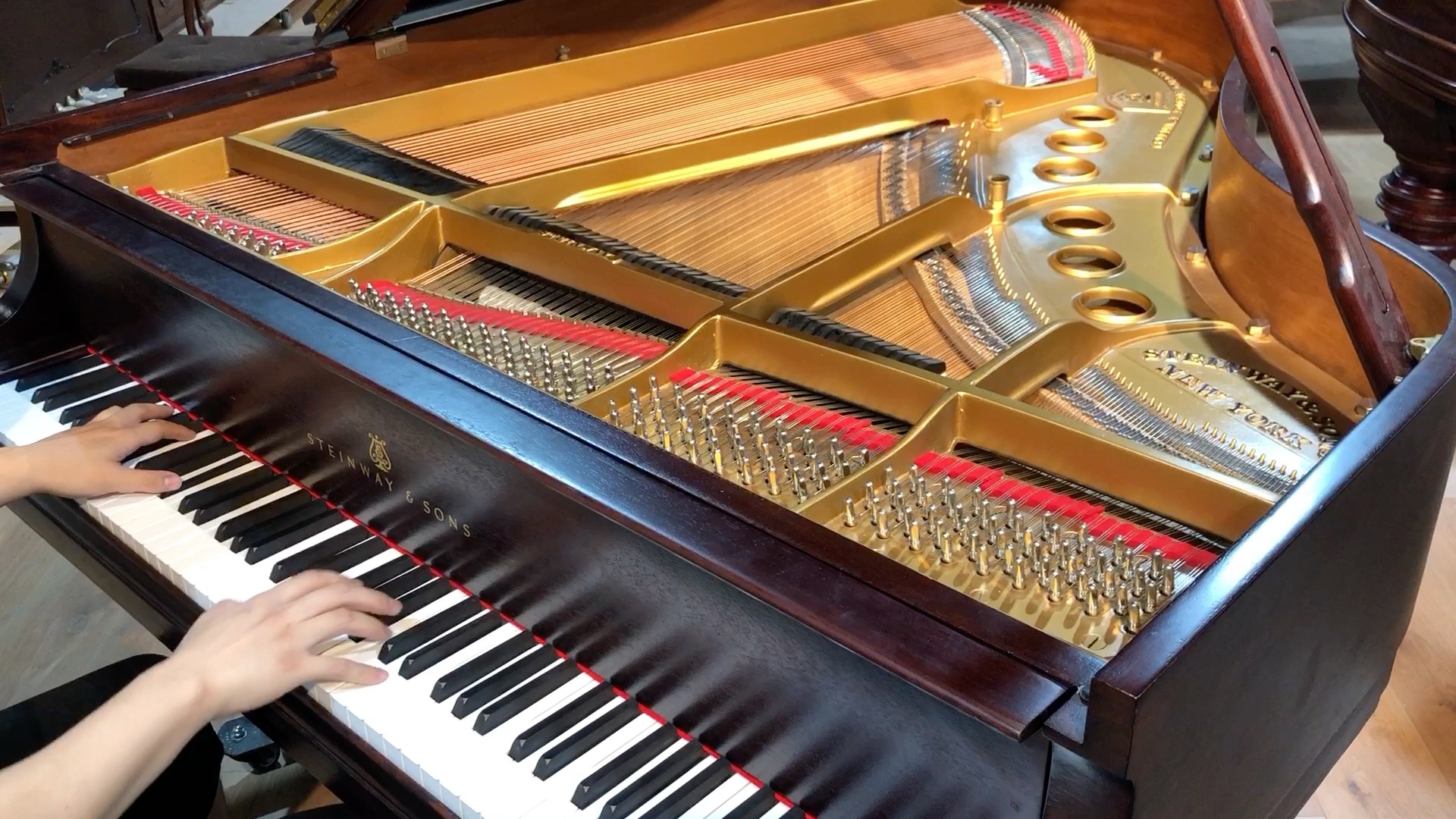 【86岁老steinway】演奏周杰伦《搁浅》施坦威m170美国1936年产番号