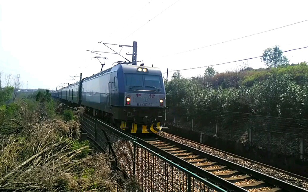 东沪昆线上局徐段hxd3ck8371徐州开化