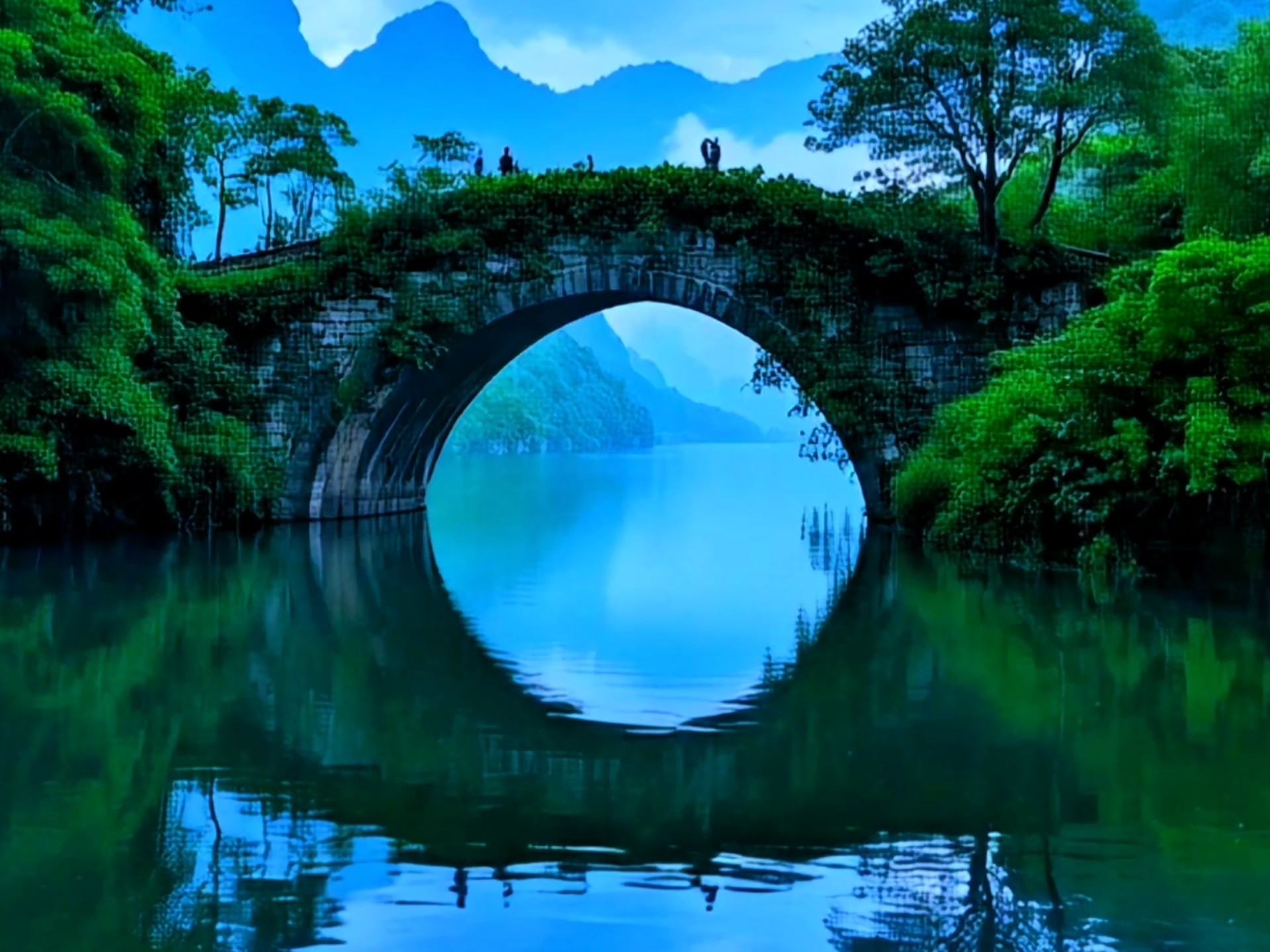 桥-风景素材【无水印】