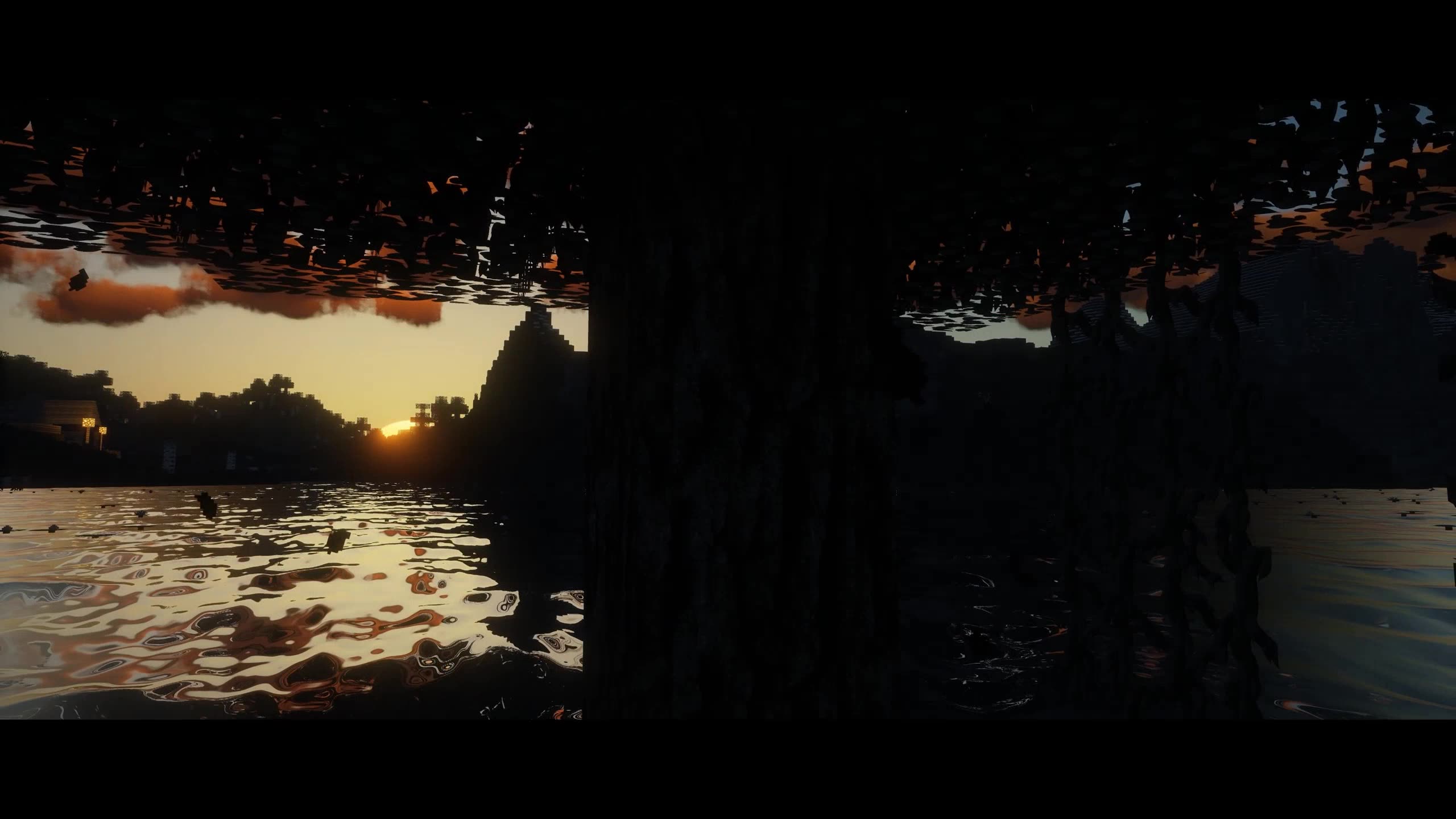 这不mc震惊中配光影能达到高画质内有资源链接电脑差也能带起别人家的