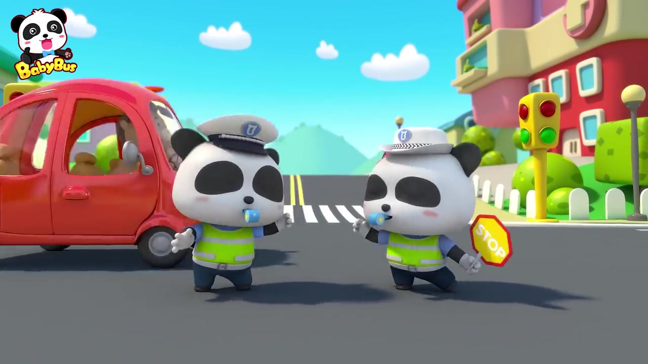 [图]『英语/动漫』宝宝巴士英文版(baby bus)-Baby Panda Directs the Traffic