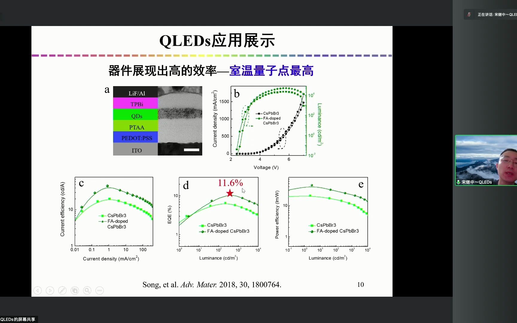 20221119第八届钙钛矿材料与器件青年学者论坛 (宋继中)哔哩哔哩bilibili