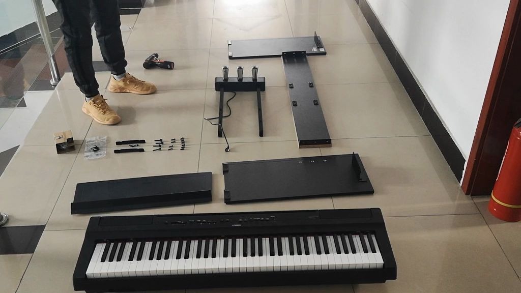 雅马哈p121电钢琴安装视频