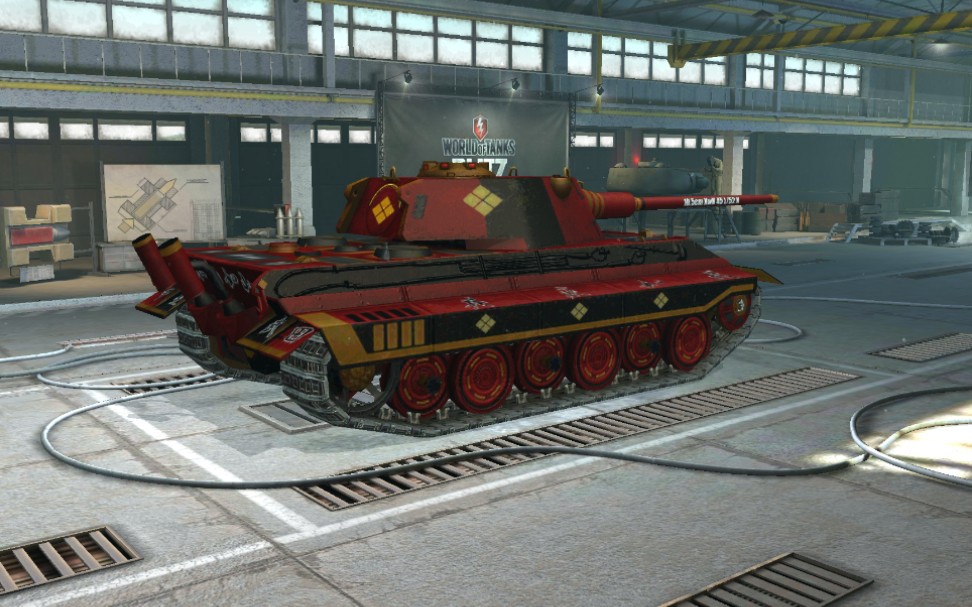 【坦克世界闪电战】wotb五零妹e50m 【风林火山】