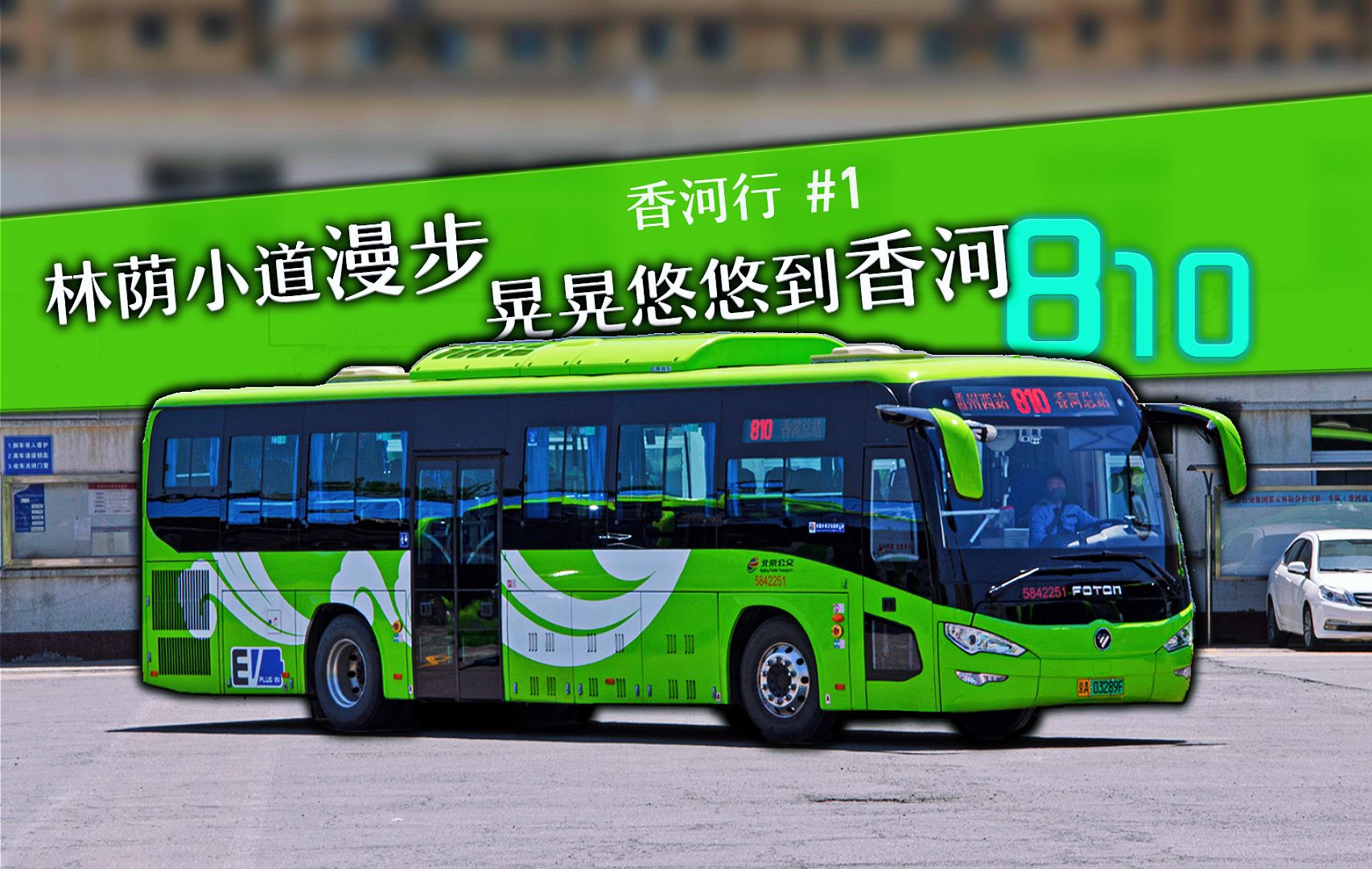 【公交pov】「寻味肉饼」通州出发,绿荫伴随,香河马上就到~北京810路