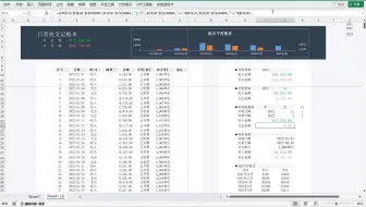 财务/经营/公司excle收支表格