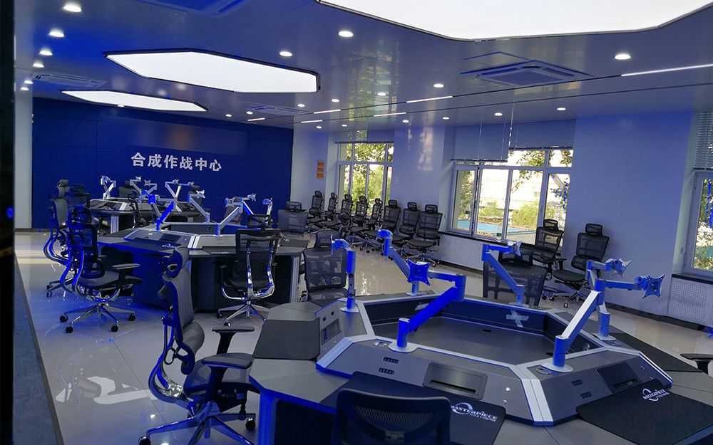 科技感合成作战指挥中心长什么样?