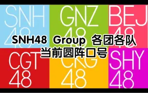 Download Video: 【SNH48 Group】 各团各队当前圆阵口号