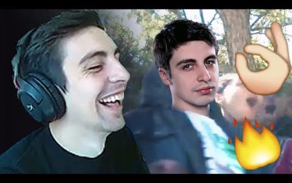 堡垒之夜shroud直播看自己的鬼畜视频太羞耻了