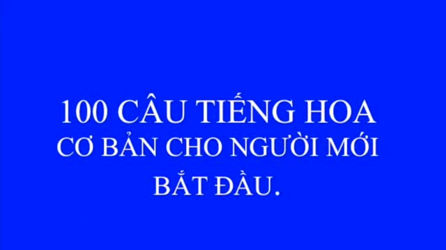 [图]越南人学习中文教程100 câu đàm thoại tiếng Hoa cơ bản