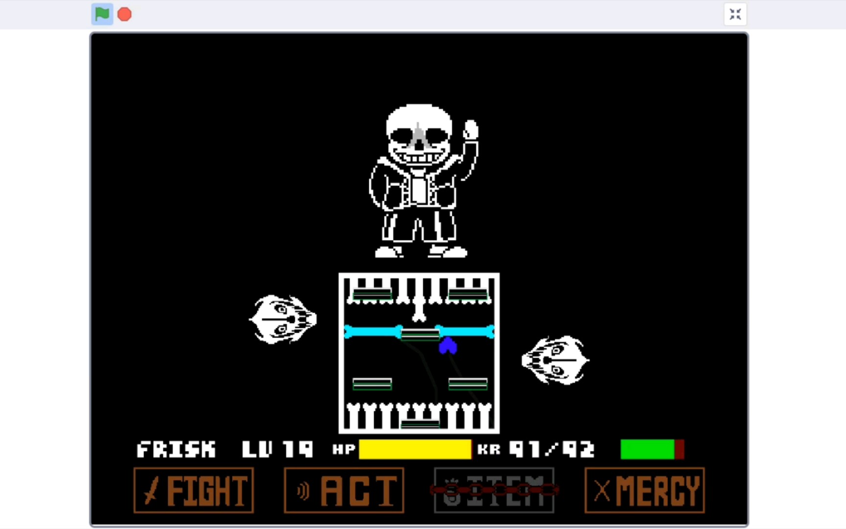 [困难sans by盒子2000 & c7h303]一阶段通过