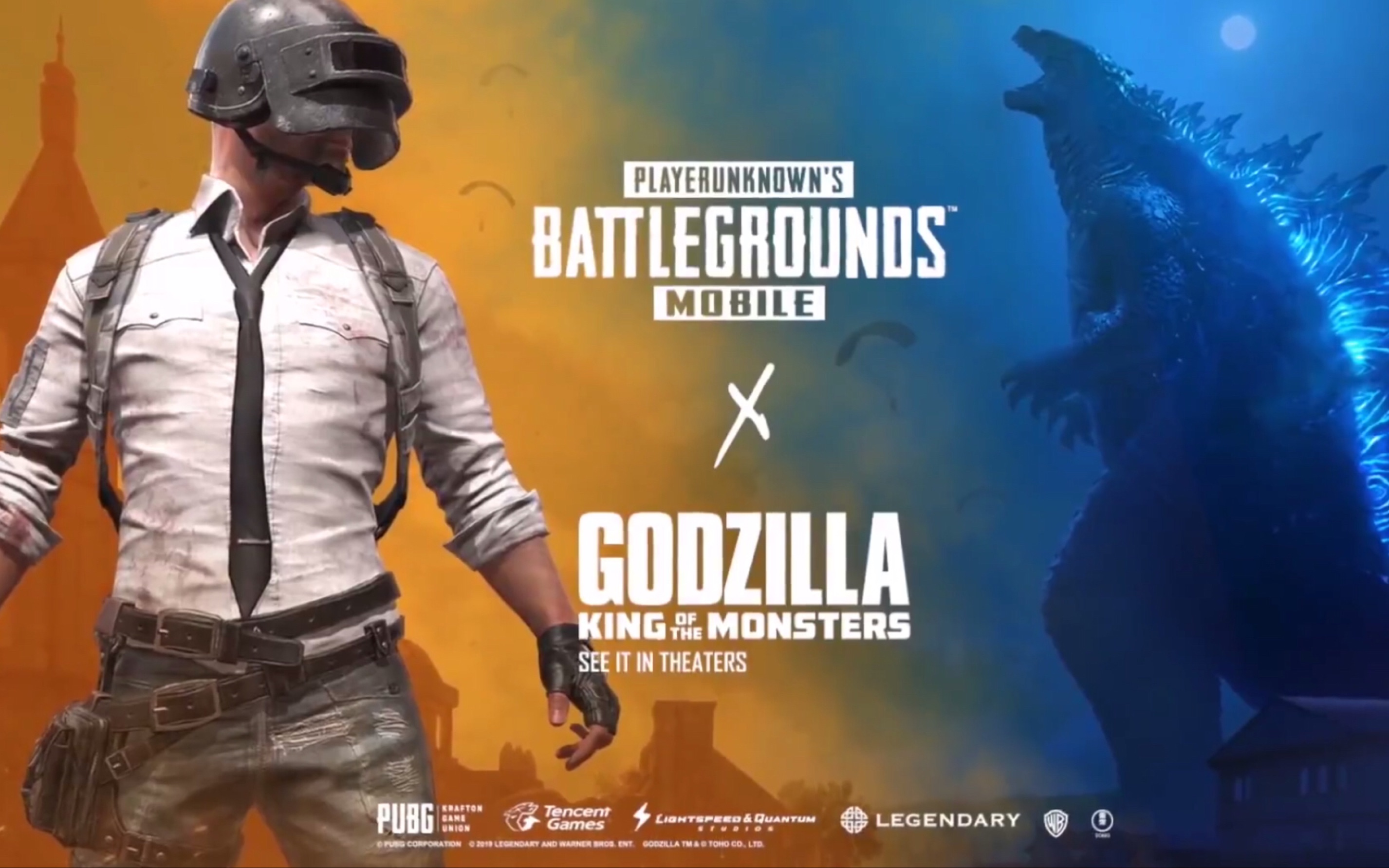 绝地求生官方宣传片(人类vs哥斯拉)