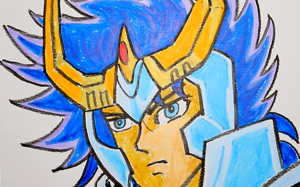 他是一只不死鸟,为了弟弟去死亡岛修炼,用油画棒画火凤凰一辉