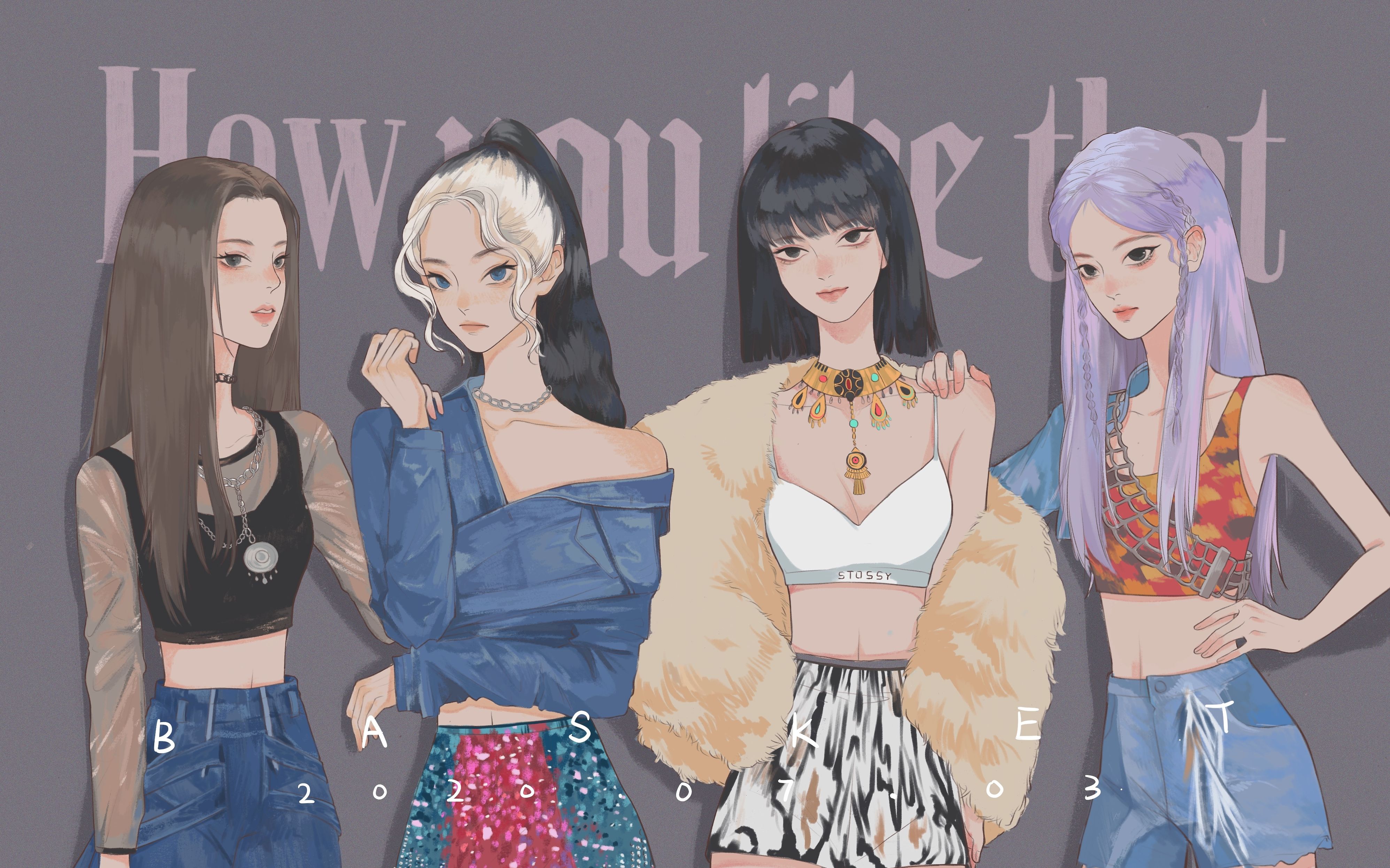 ipad 绘画 blackpink