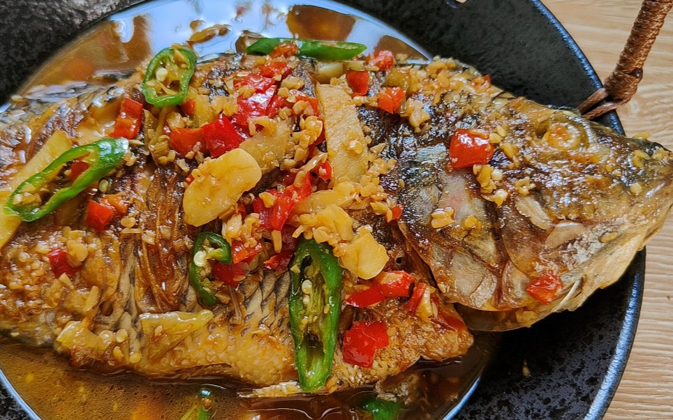 家庭版红烧罗非鱼,香辣入味,妥妥的下饭神器
