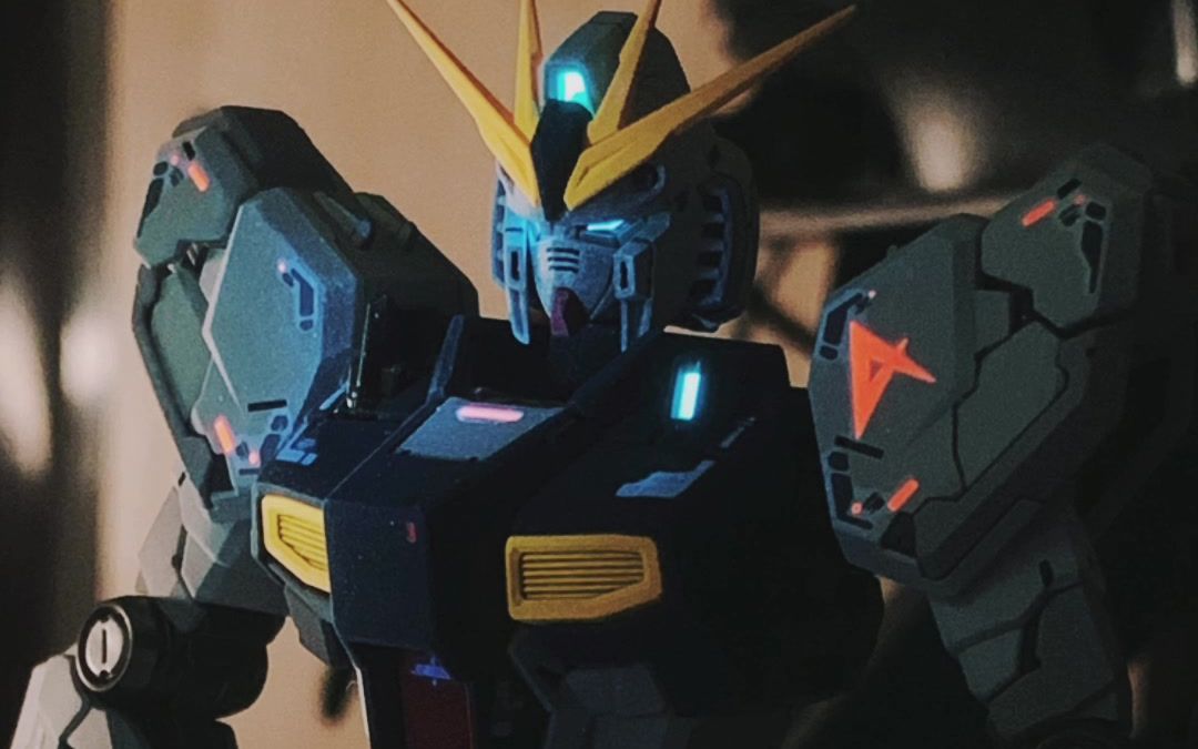 万代rg-rx93-nu gundam牛高达喷涂作品分享
