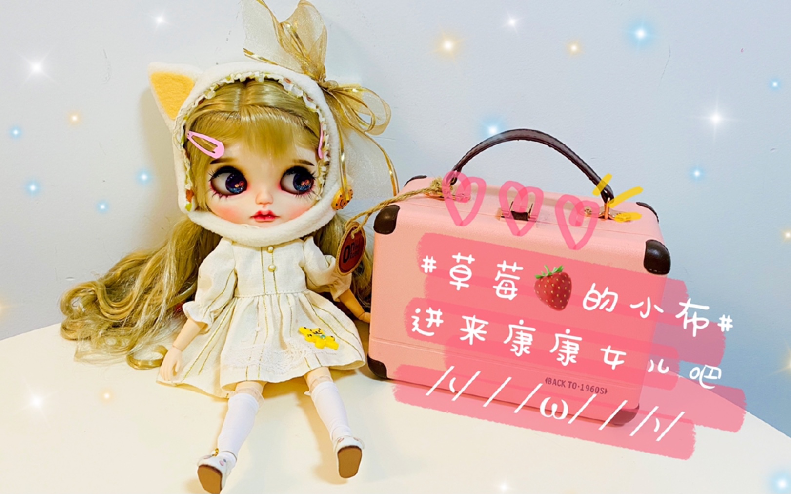 Blythe 草莓的小布日记 一 .哔哩哔哩bilibili