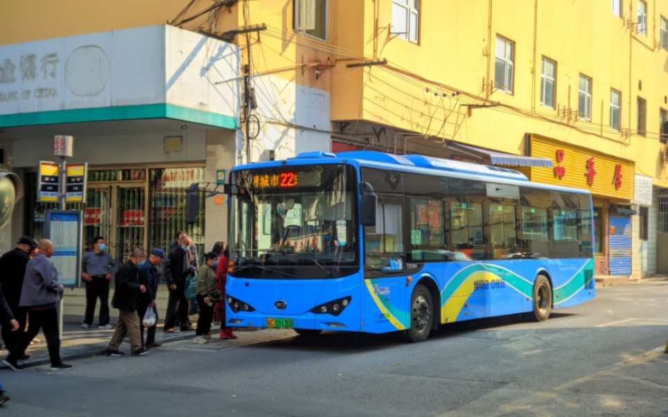 【桂林公交pov61比亚迪客车】桂林公交22路上行(天鹅塘-桂林西站)