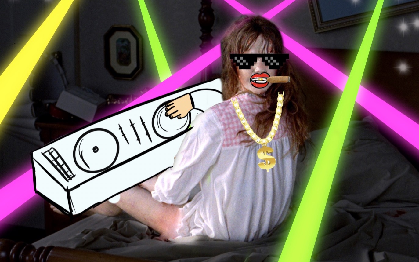 瓜皮酱爆笑解说驱魔人史上最摇滚恶魔附身沙雕女孩疯狂土嗨