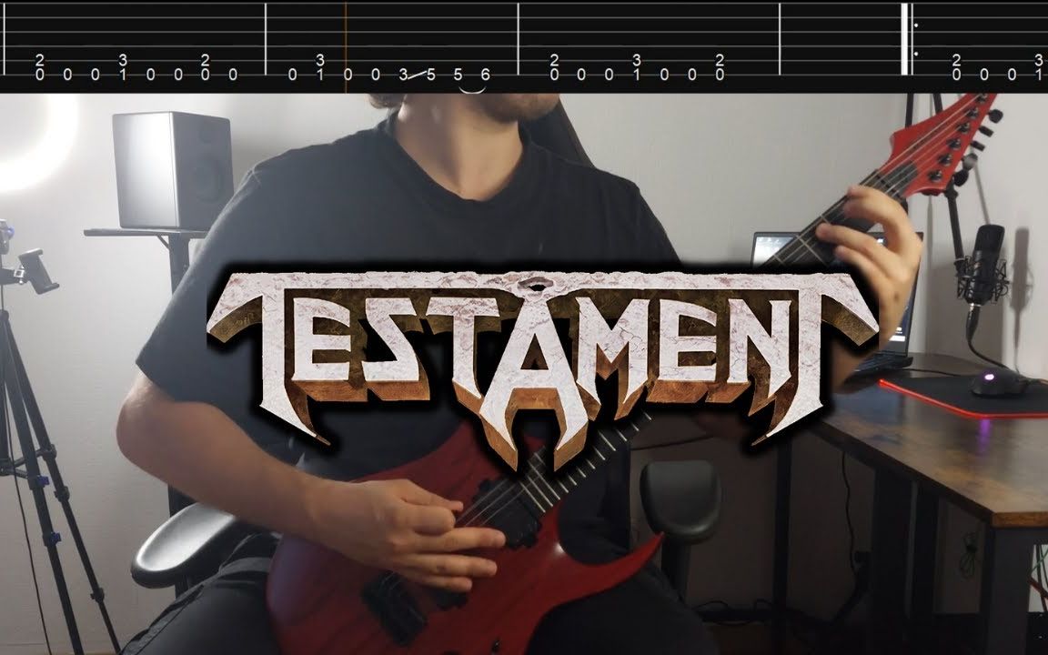 [图]【带谱】砍瓜切菜的快乐!Testament-Down For Life Cover with Tabs