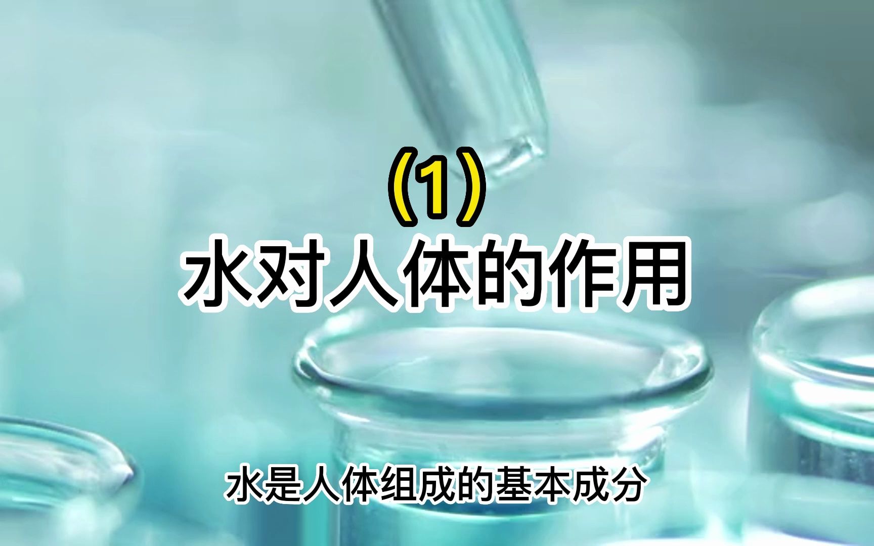 水对人体的作用(1)哔哩哔哩bilibili