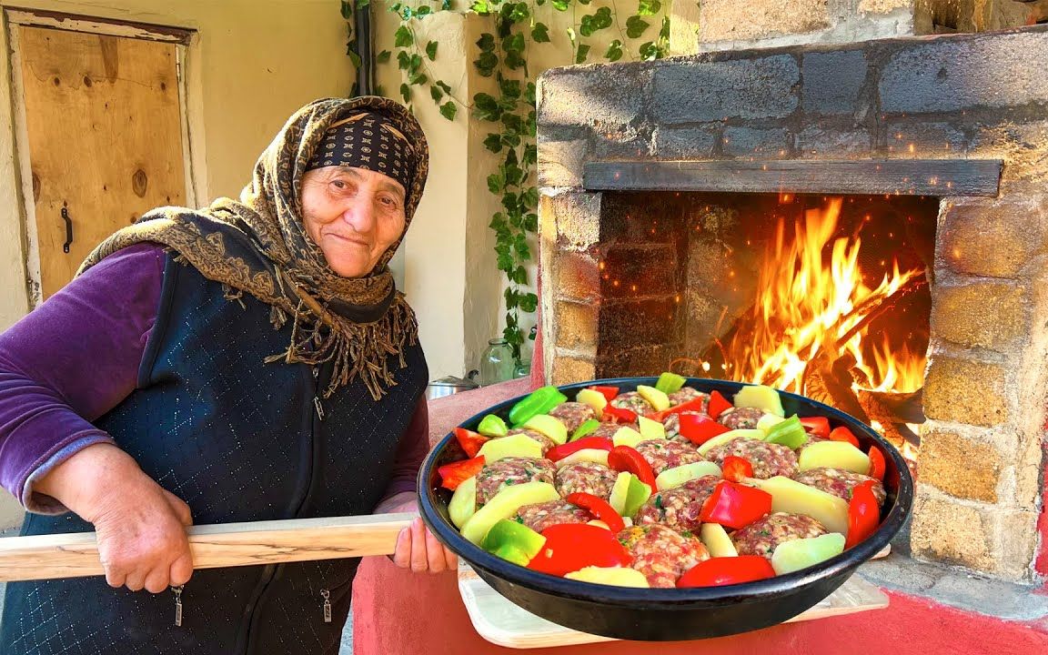 阿塞拜疆烤土豆牛肉