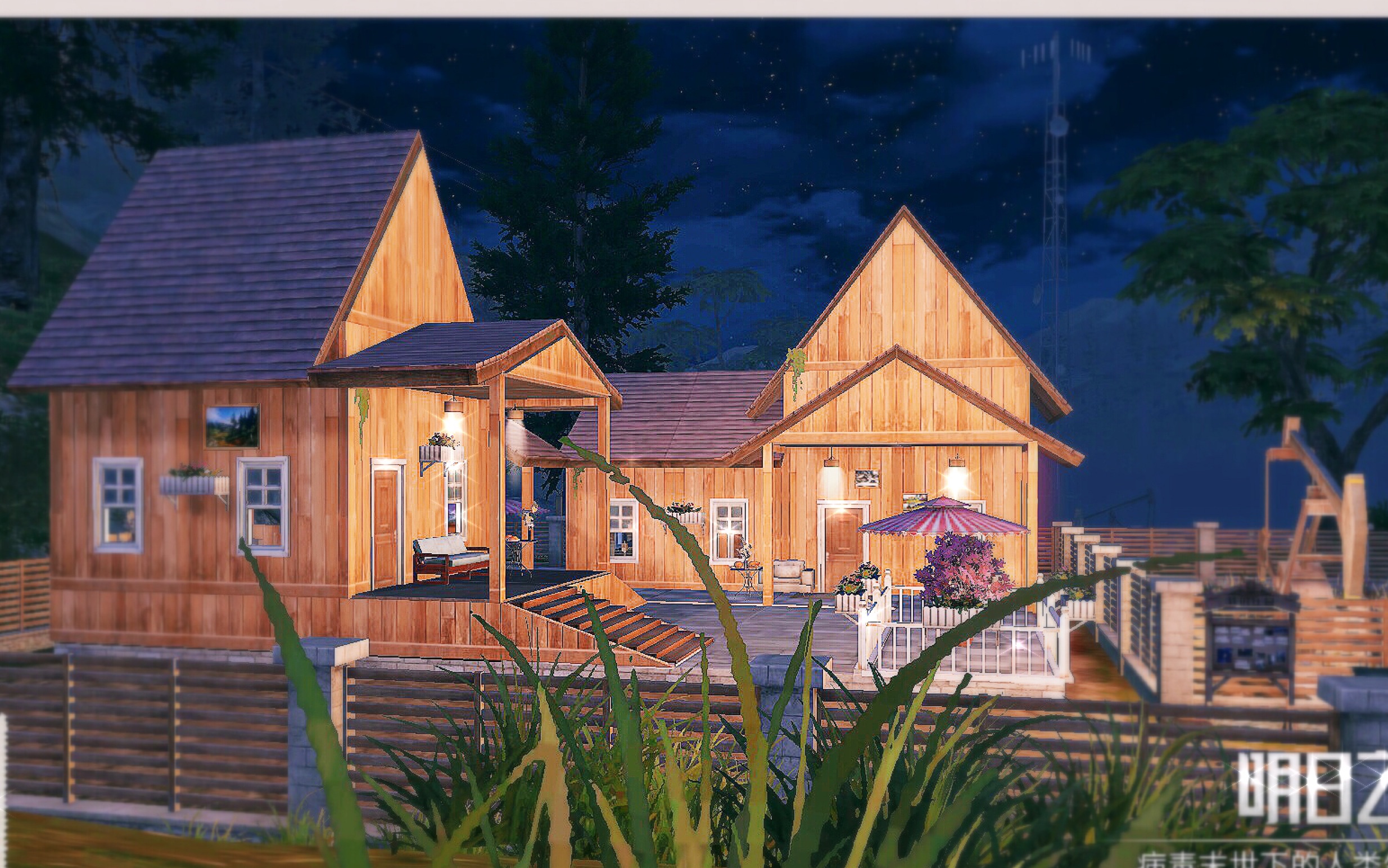 【明日之后】原创美式乡村建筑【随性自由】0氪建筑