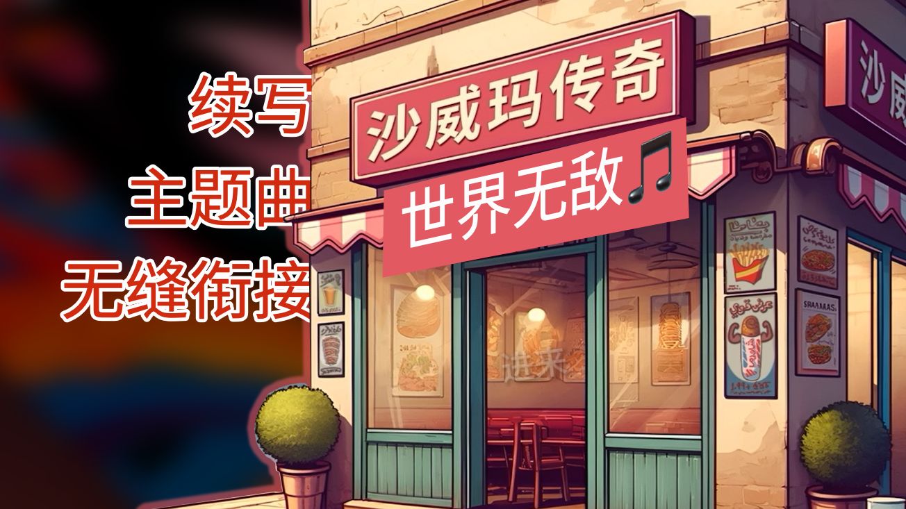 [图]沙威玛传奇主题曲没听爽？AI帮你续写｜Suno AI