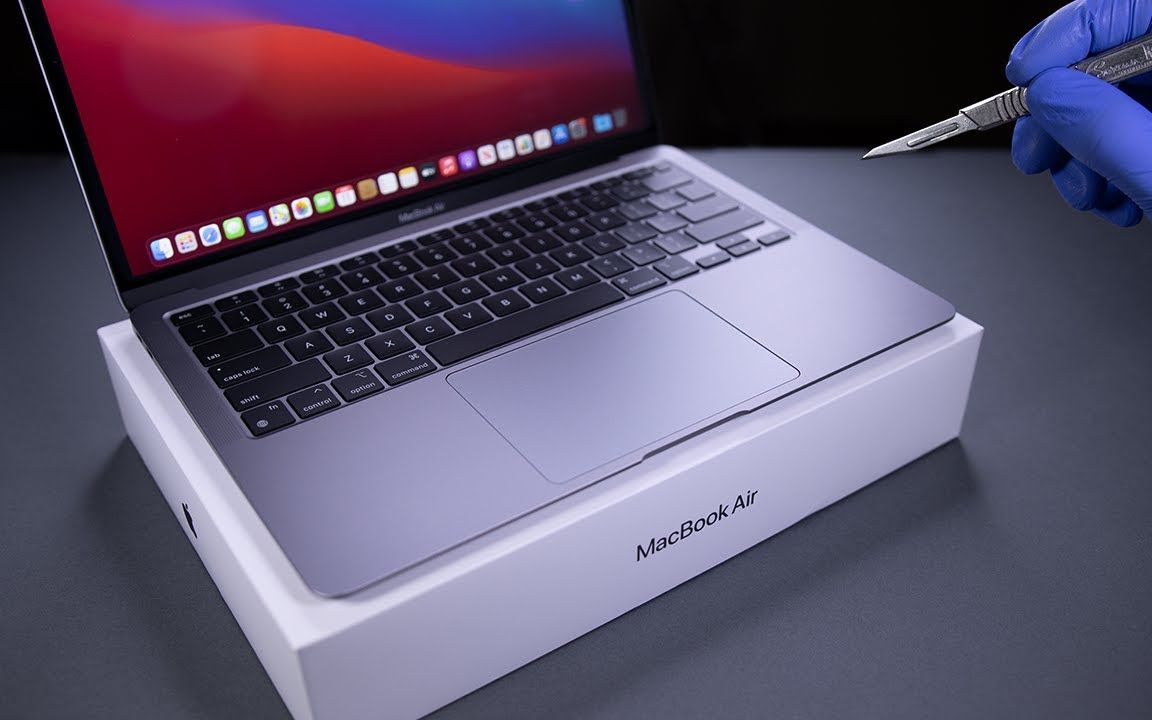 【苹果开箱】m1版macbook air开箱_哔哩哔哩 (゜-゜)つロ 干杯~-bili