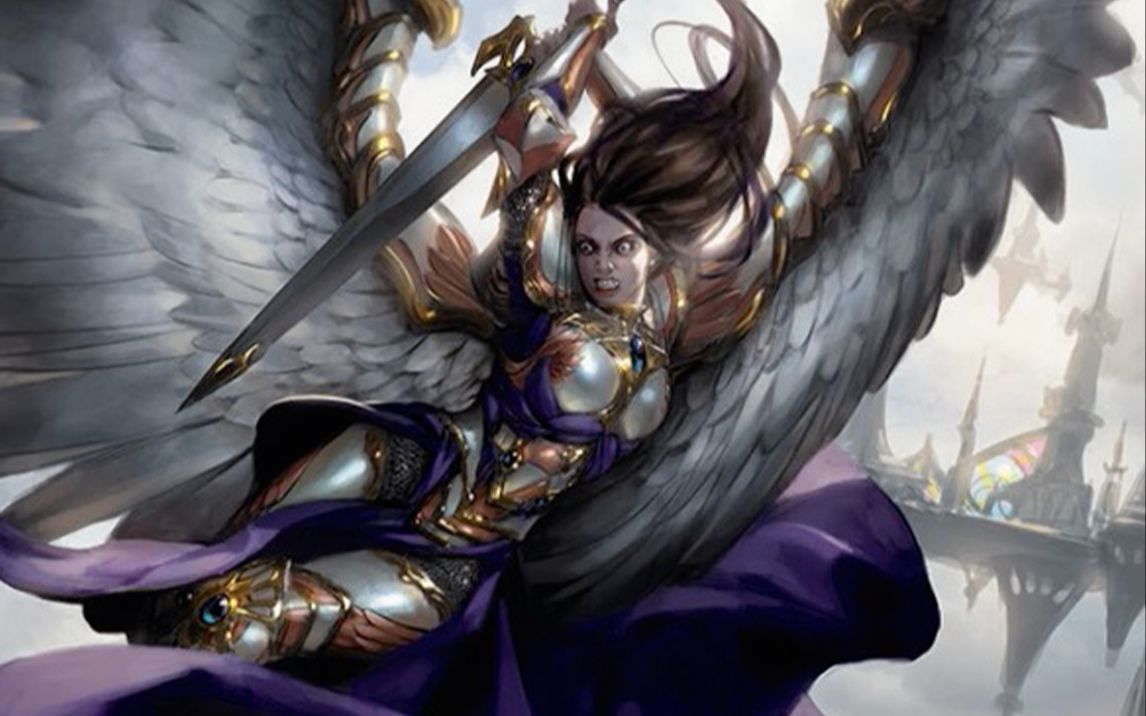 黑白天使 忿怒大天使太强啦!标准bo1 万智牌mtga【搬运】