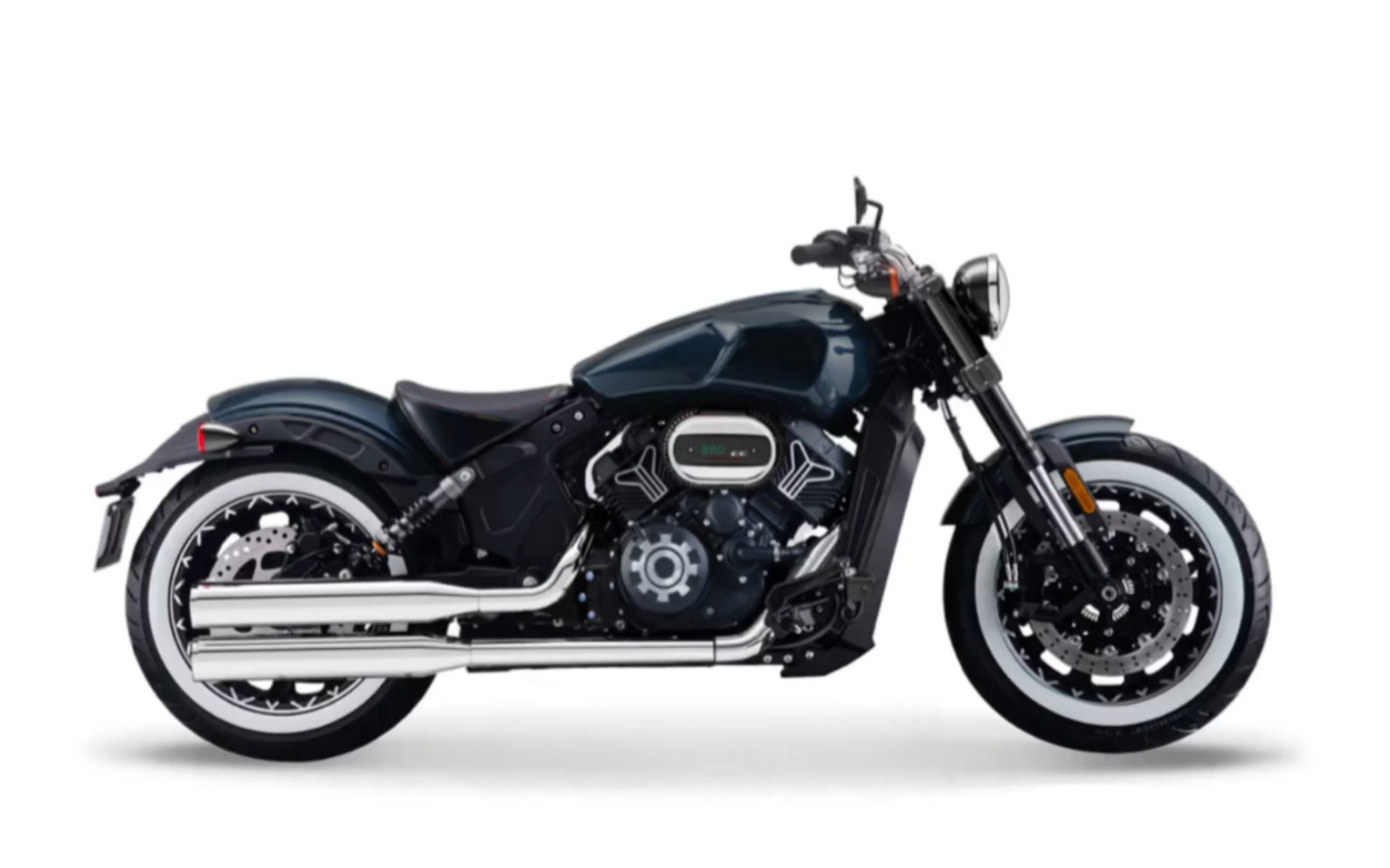 v型双缸巡航车外观设计修改