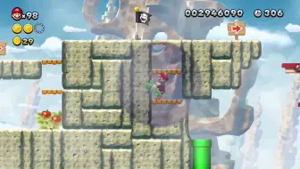 新超级马里奥兄弟u 岩石山脉6 城堡大boss 哔哩哔哩 Bilibili