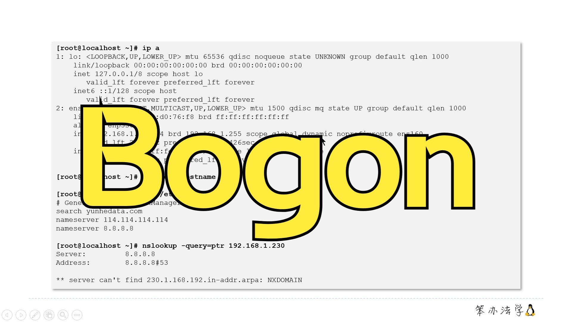 冷知识:你的Linux主机叫“bogon”?被歧视了?