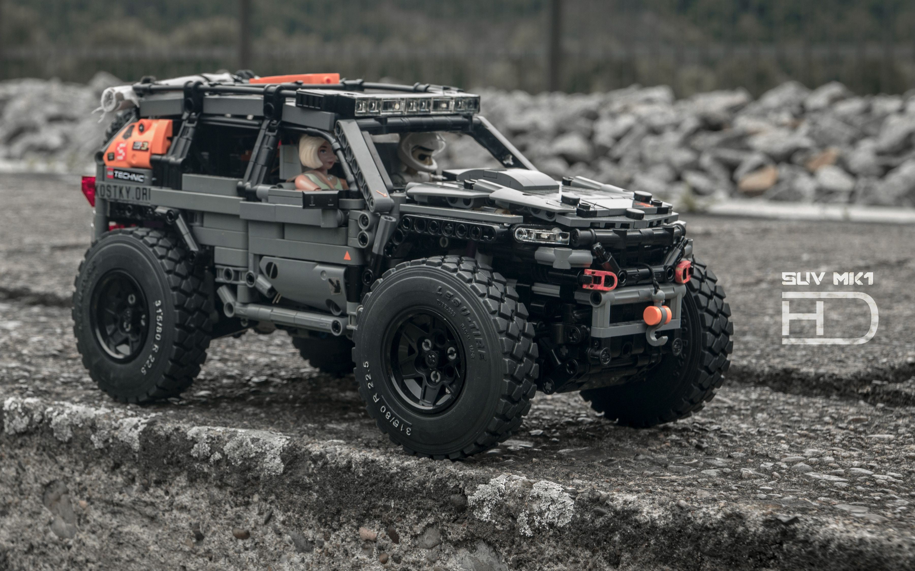 suv越野车lego乐高technic科技机械moc