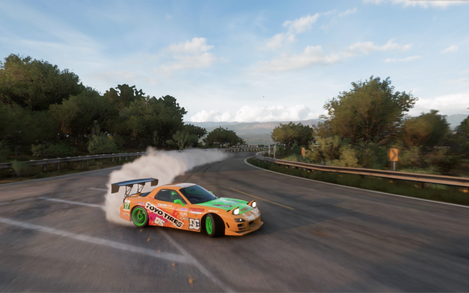 极限竞速地平线5rx7上山大赏