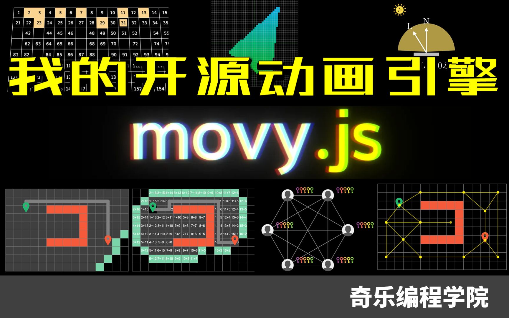 为什么我都用"代码"制作动画? 我的开源动画引擎 movy.js哔哩哔哩bilibili