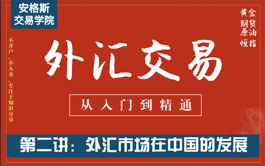 外汇交易基础知识入门课2:外汇市场在中国的发展(从入门到精通——全集必看)哔哩哔哩bilibili