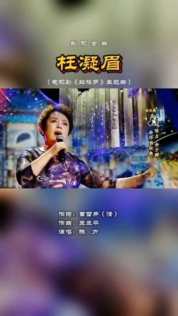 陈力《枉凝眉》哔哩哔哩bilibili