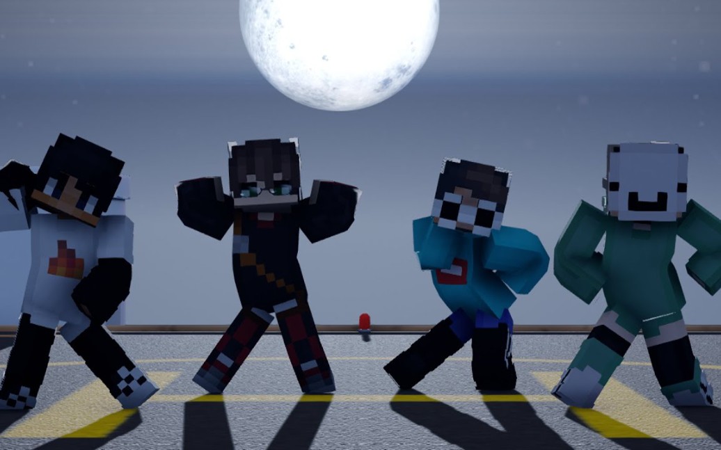 【mc音乐短片】poker face-lady gaga|dream team_哔哩哔哩_bilibili