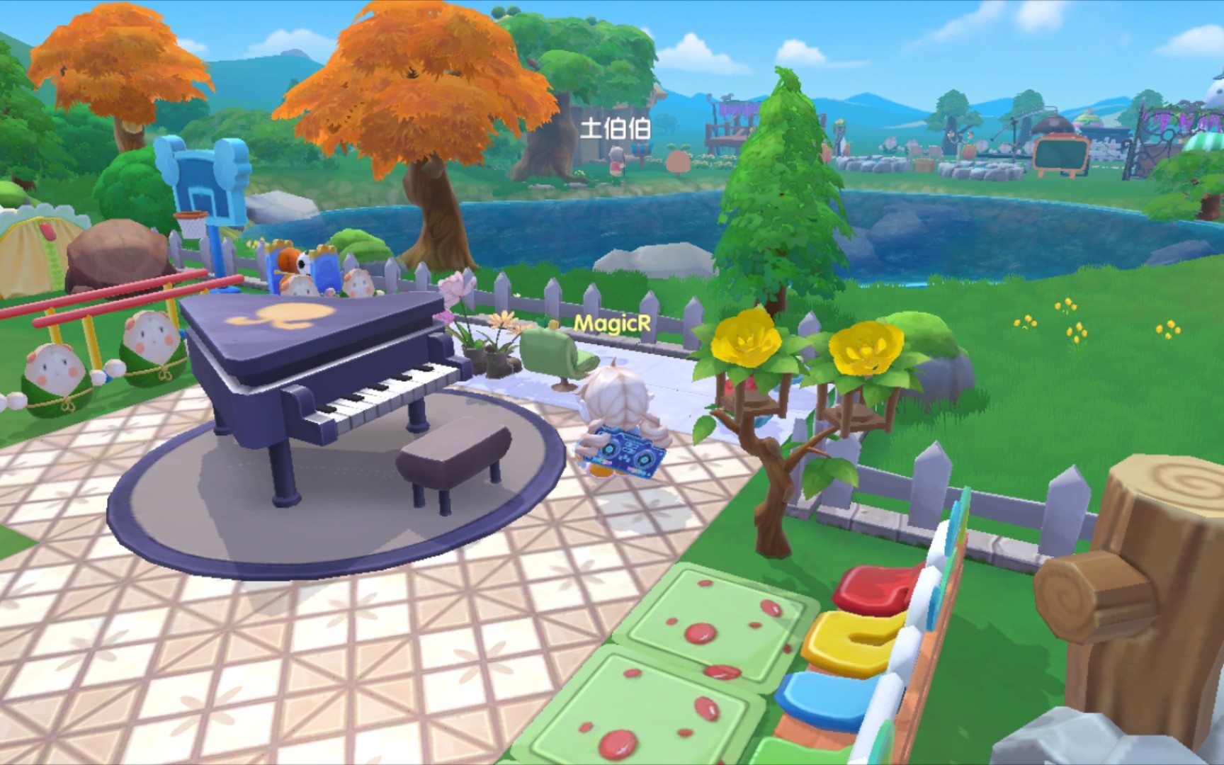 【摩尔庄园】钢琴弹奏《起风了》片段