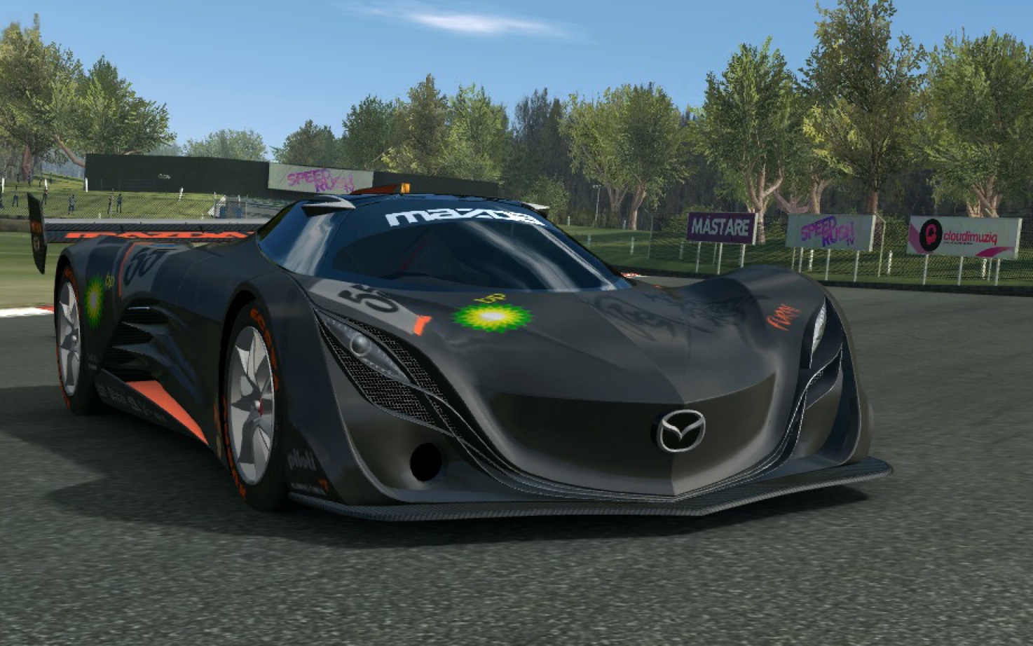 真实赛车3马自达风籁跑一圈法国勒芒赛道