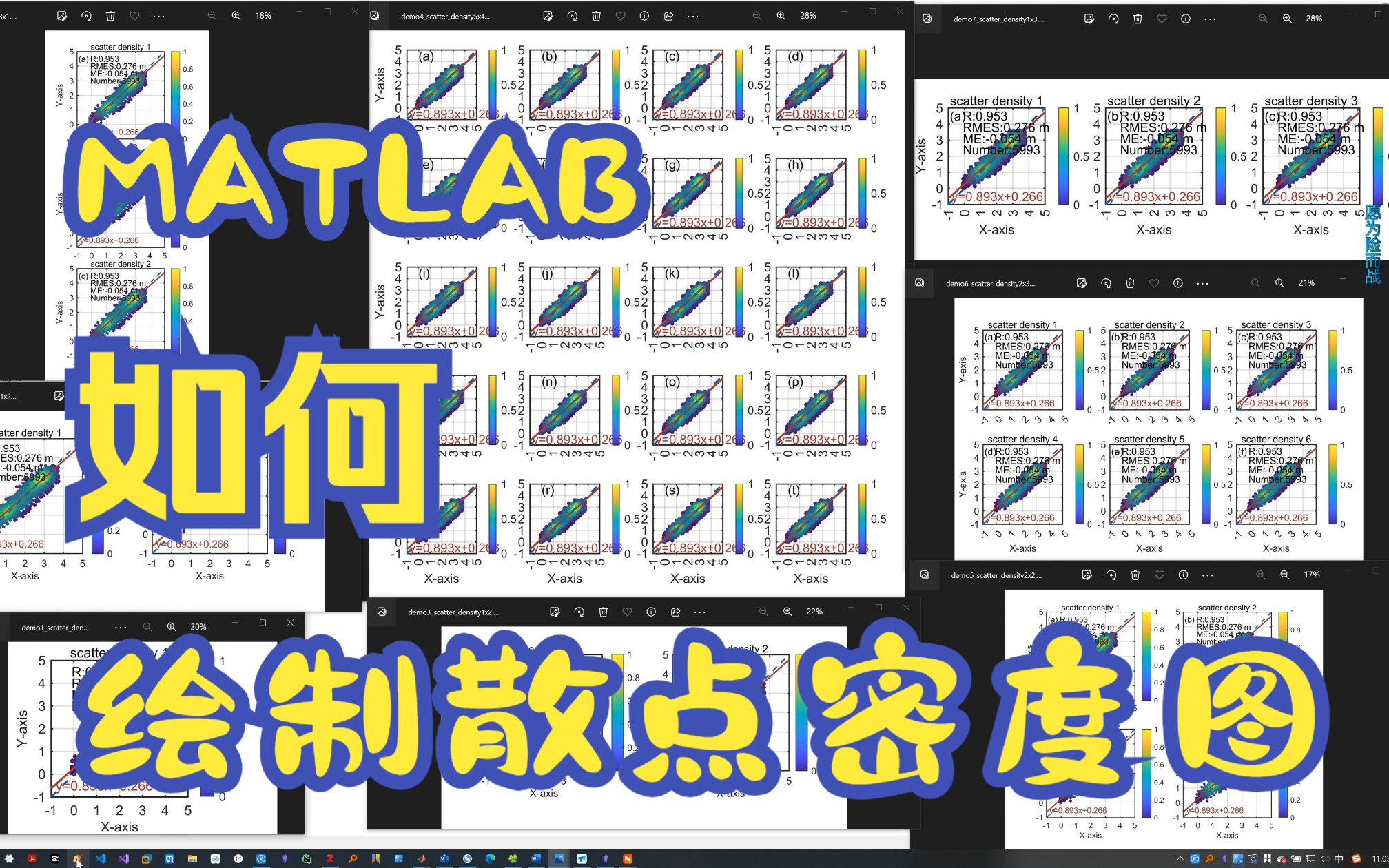 MATLAB如何绘制散点密度图?哔哩哔哩bilibili