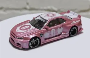 Download Video: Kaido House × MiniGT 尼桑 R34 GT-R KAIDO RACING FACTORY V1 金属粉