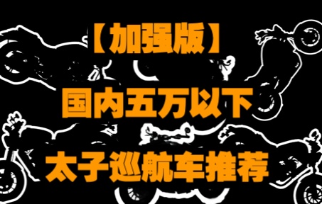 【加强版】国内五万以下太子巡航车推荐哔哩哔哩bilibili