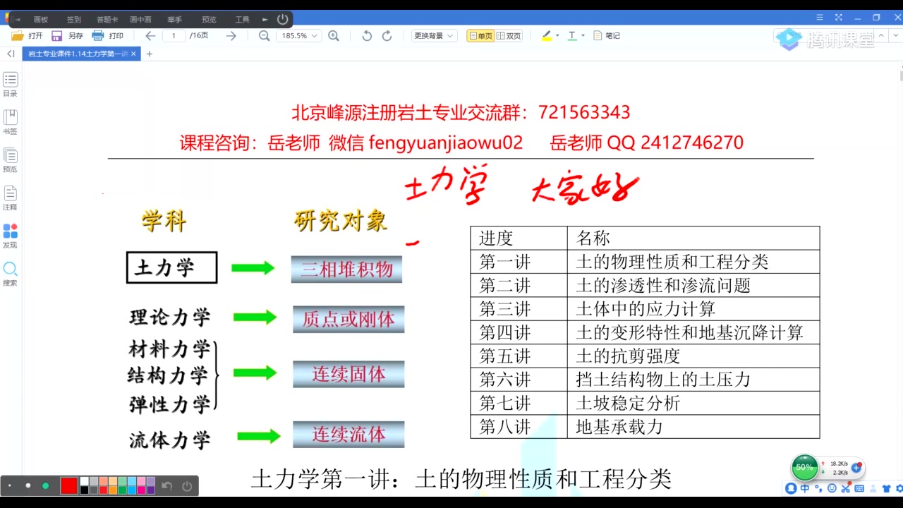 20年注册岩土工程师专业考试 土力学第1讲 土的物理性质和工程分类哔哩哔哩bilibili