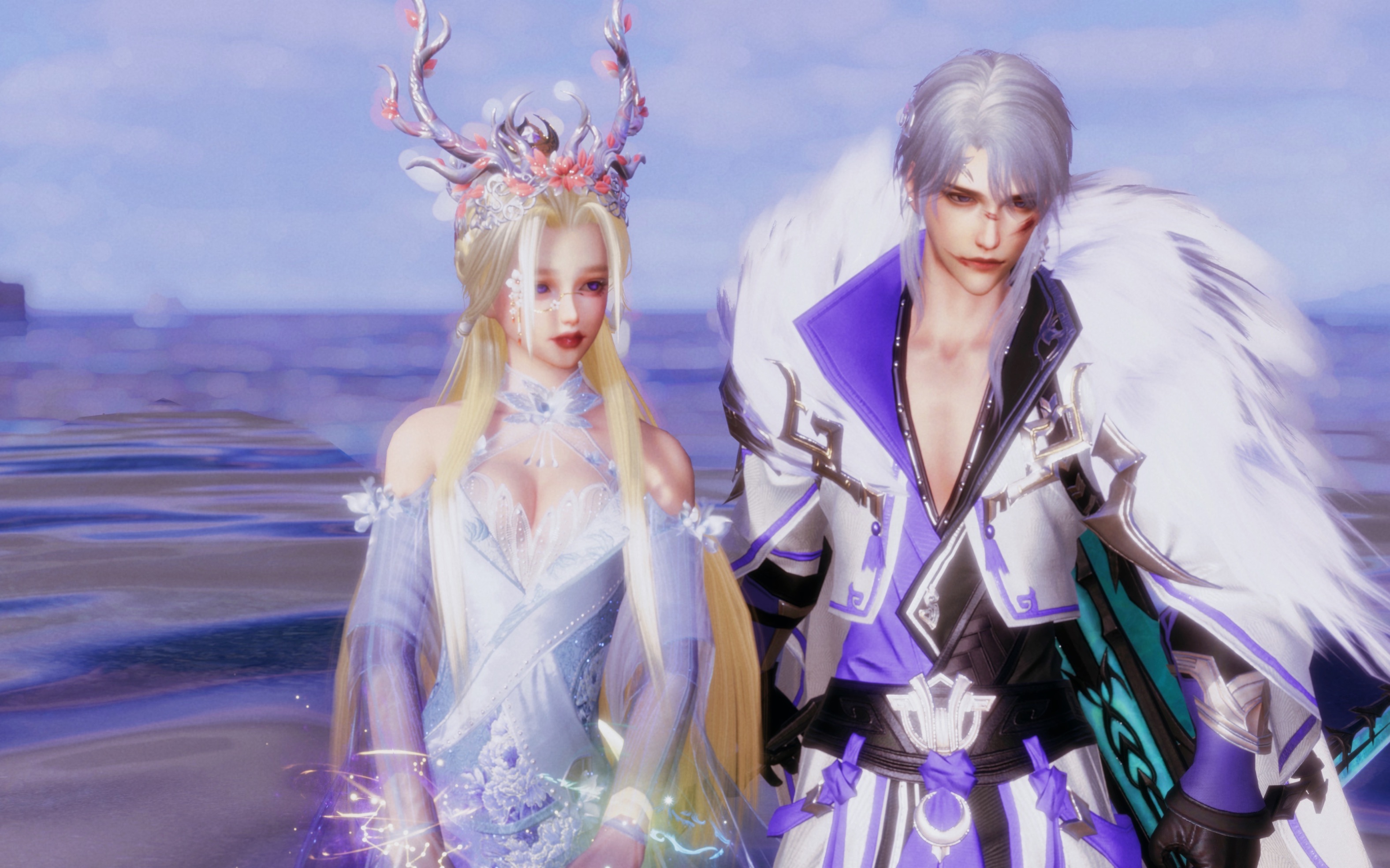 【剑网3】新外观·复刻蓝仙侣成女体型